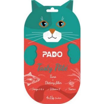  Pado Cat Wet Sachet 4x15g Tuna & Dietary Fiber 