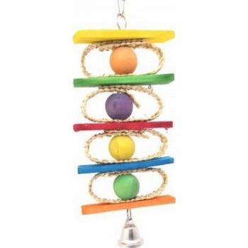  VanPet Hanging Toy For Birds With Bell 10" 