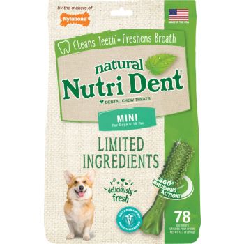  Nylabone Nutri Dent Fresh Breath, Mini, 78 Count 