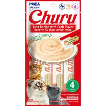  Churu Tuna Recipe With Crab Flavor 4PCS/PK 