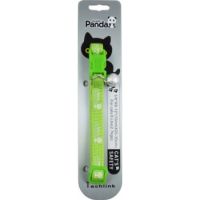 PANDA GLOWING CAT COLLAR 3/8x20-30cm (GREEN)