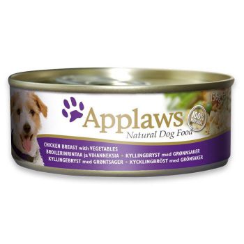  Applaws  Dog Wet Food Chicken W/ Vegetable 156G TIN 