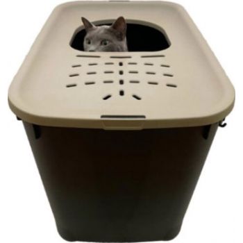  MICIA litter box for cats, Hop-In type with top entry (58x38x40cm) 