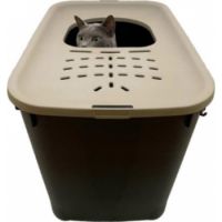 MICIA litter box for cats, Hop-In type with top entry (58x38x40cm)