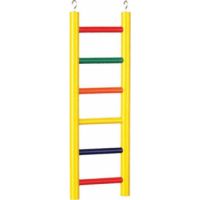Prevue 6-Rung Multi-Color Wood Ladder for Bird
