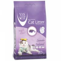 Van Cat White Clumping Bentonite Cat Litter Lavender 10Kg