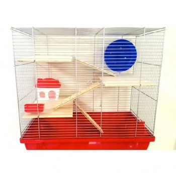  H12 Hamster Cage (x 1 cage) with wood accessories 
