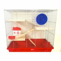 H12 Hamster Cage (x 1 cage) with wood accessories