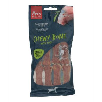  Pets Unlimited Chewy Bone with Duck Small 8pcs 