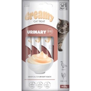  M-PETS Creamy with Functions – Cat treat – Urinary – Duck & Chicken 4x15g (60g) 