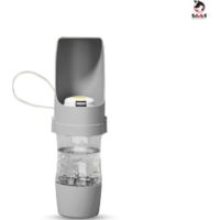 Saas Pet Outdoor 2-in-1 Water & Snack Bottle Gray (480+210 ML)