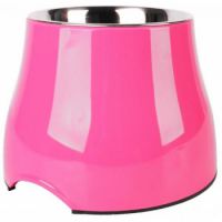 Pawsitiv Bowl Elevated Round Dark Pink S