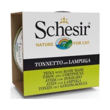  Schesir Cat Wet Food Can Jelly Tuna with Mahi 85g 