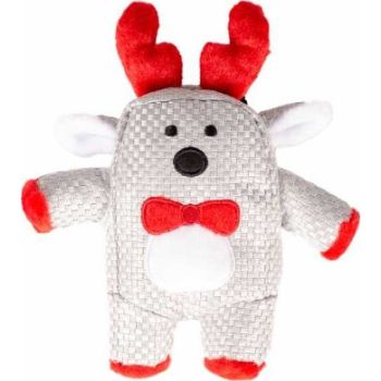  Duvo+ Xmas Plush Square Reindeer 24x19x6cm 