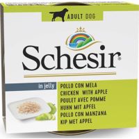 Schesir Dog Wet Food-Chicken  With Apple 150g
