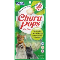 Inaba - Churu Pops Tuna - Chicken Sticks for Cats - 60G - Pack Of 4