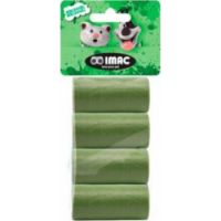 IMAC 4 ROLLS OF 15 BIODEGRADABLE WASTE BAGS