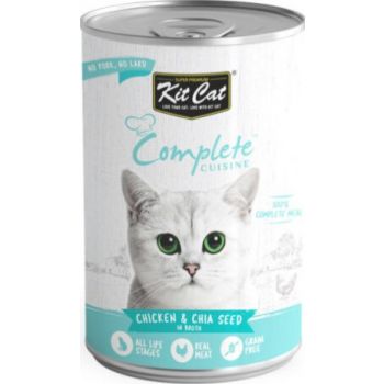  Kit Cat Complete Cuisine Chicken And Chia Seed In Broth 150g 