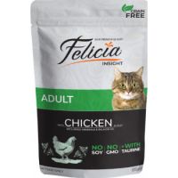 Felicia Wet Food Pouches For Adult Cats With Chicken In Jelly 85Gr