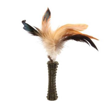  Gigwi Catnip Jhonny Stick w/ Natural Feather 