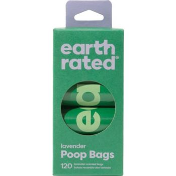  Earth Rated Dog Poop Bags – Refill Rolls Lavender 120g 