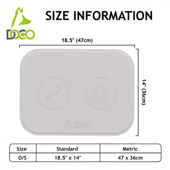  DOCO® Silicone Waterproof Feeding Mats for Dogs and Cats 47 x 36cm(O/S) Maldives 