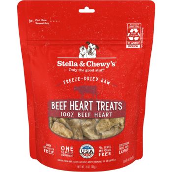  Stella & Chewy’s Beef Heart Treats – 3 oz 