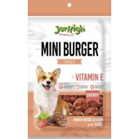 Jerhigh Chicken Dog Treats, Human Grade Chicken, Mini Burger 100G