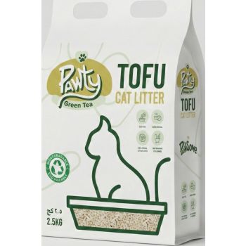  Pawty Tofu - Cat litter 6L  Green Tea 