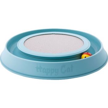  Georplast Happy Cat Cardboard Scratcher + Toys Blue 41x38x5cm 