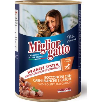  Miglior Gatoo Chunks with Poultry & Carrots Cat Wet Food, 405g 