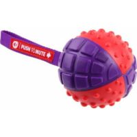 Regular Ball "Push To Mute" solid red/purple