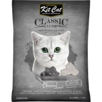 Kit Cat Classic Clump Cat Litter 10L (Charcoal)
