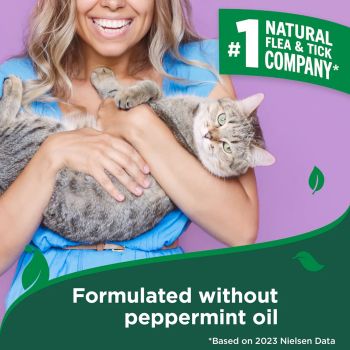  Vet’s Best Flea and Tick Cat Easy Spray – Cotton Spice Scent 14 oz. 