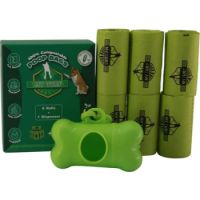 My Turf 100% Compostable Poop Bags 6 Rolls + 1 Dispenser