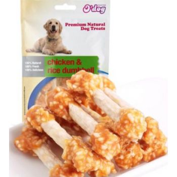  O DOG Treats Chicken And Rice Dumble SNACK -100 gm 