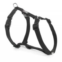 Sharples 'N' Grant Walk 'R' Cise Adjustable Dog Harness, Black - Small 15mm 35-50cm