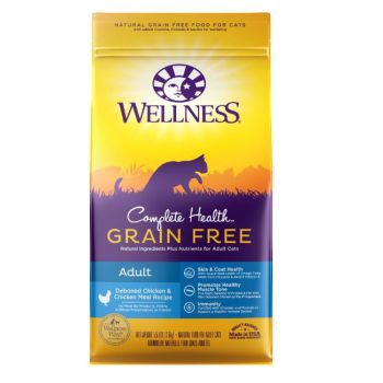  Wellness Complete Health Grain Free Adult Cat Food, 2.5 Kg 