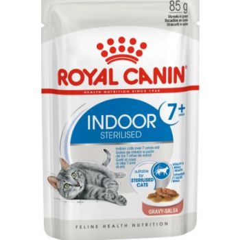  Royal Canin Indoor 7+ Cat Wet food Gravy Pouches 85G 