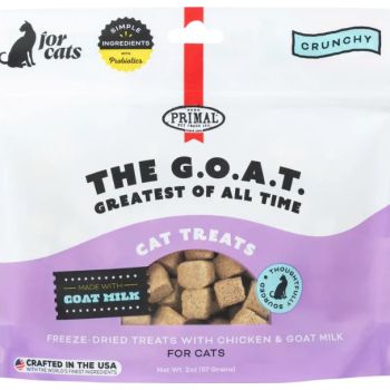  Primal The G.O.A.T. – Chicken & Goat Milk – for cats! Freeze-Dried Treat 2oz 