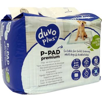  Duvo+ Pet Pad Premium Month Pack XL-60x60cm-Green Tea Scent-30pcs 