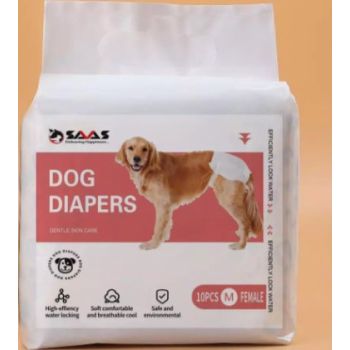  SAAS Female Dog Diaper Medium 