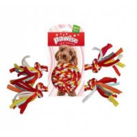 Pawise Colorful Braided Rope Ball 20cm, Multicolor