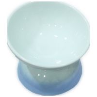 Ceramic whiskers Cat Bowl - 10.5 x 10cm - Blue