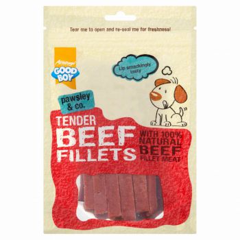  Good Boy Dog Treats Tender Beef Fillets - 90G 