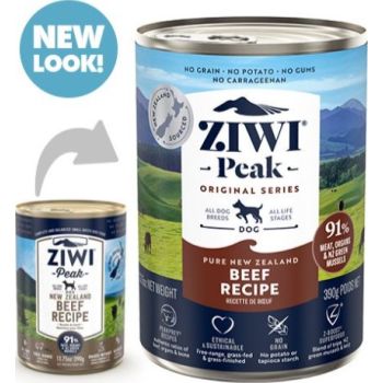  ZiwiPeak Beef Recipe Wet Dog Food 