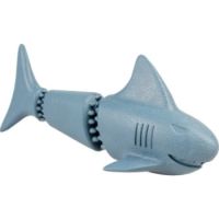 Duvo+ Eco Rubber Shark Snack Dispenser 18x7.6x7x5cm Blue