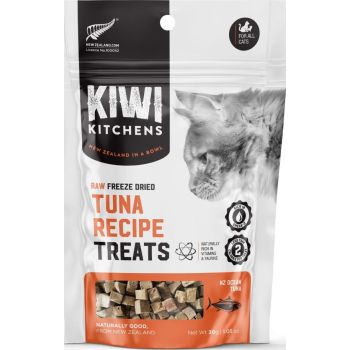  Kiwi Kitchens Raw Freeze Dried Tuna Recipe Cat Treats 30g 