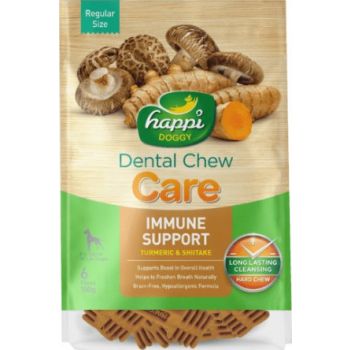  Happi Doggy Dental Chew Care-Immune Support-4" (6 Pieces)-150g 