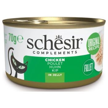  Schesir Complements Cat Wet Food in Jelly Can- Chicken 70g 